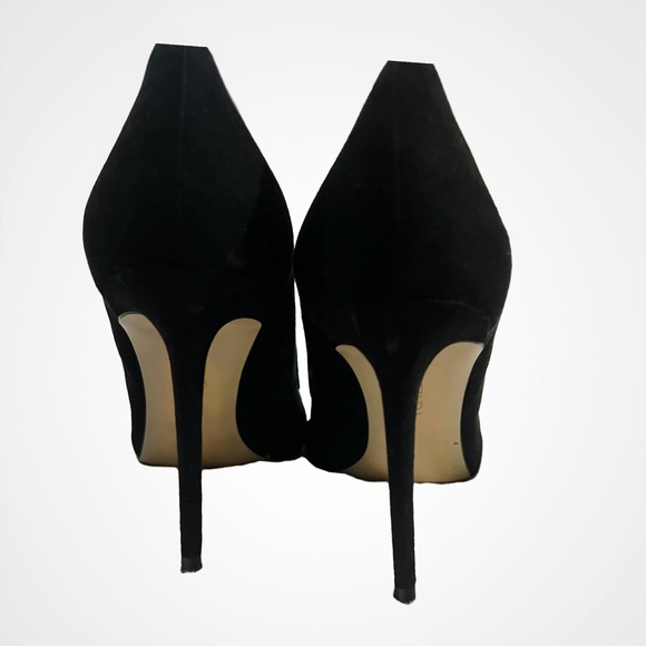 Zara Women's Black Pointed Toe Heels - Picture 3 of 5